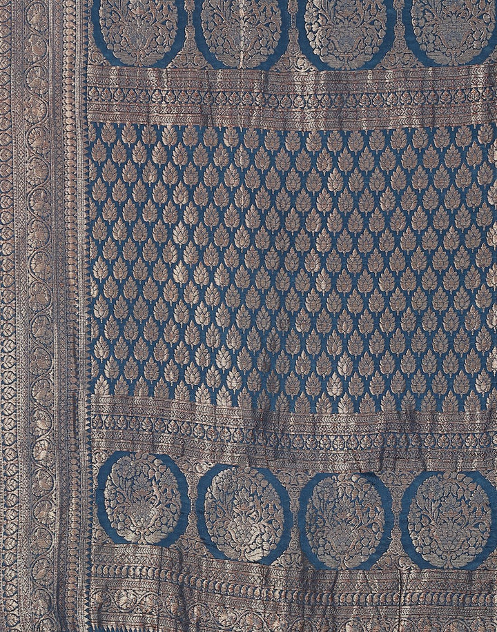 Antiq Zari Jaal Crepe Saree