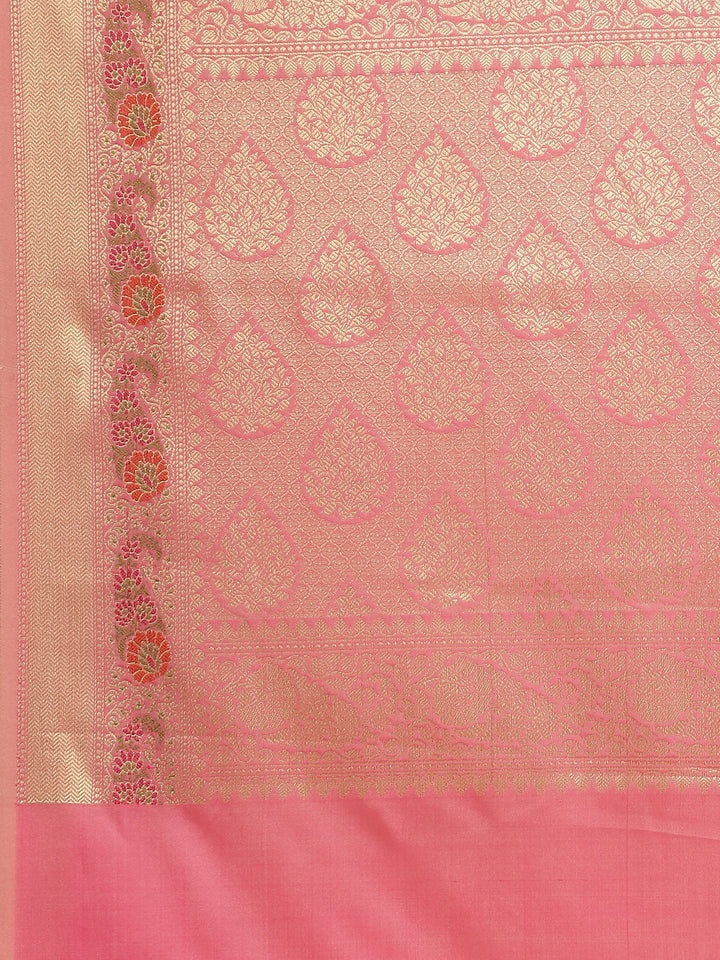 Zari Jaal Cotton Woven Saree