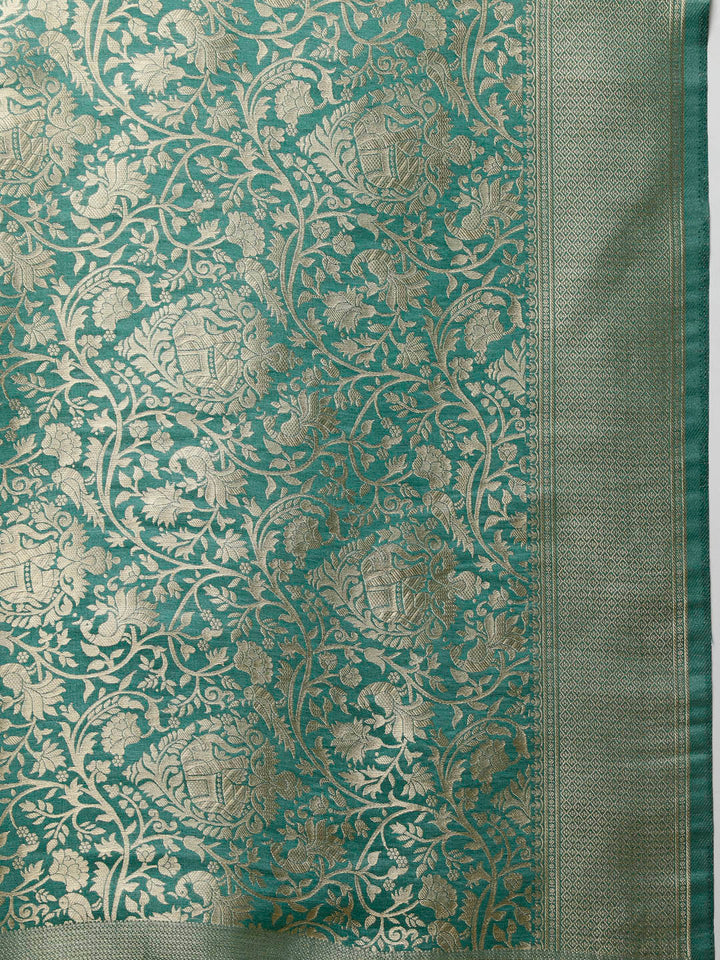 Ethnic Motifs Woven Handloom Saree