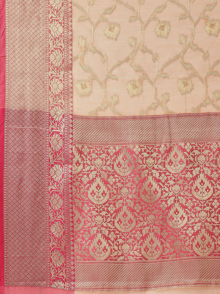 Zari Zaal Cotton Woven Saree