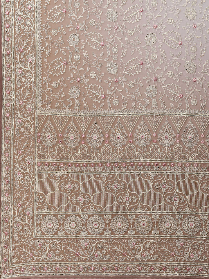 Resham Jaal Embroidered Georgette Saree