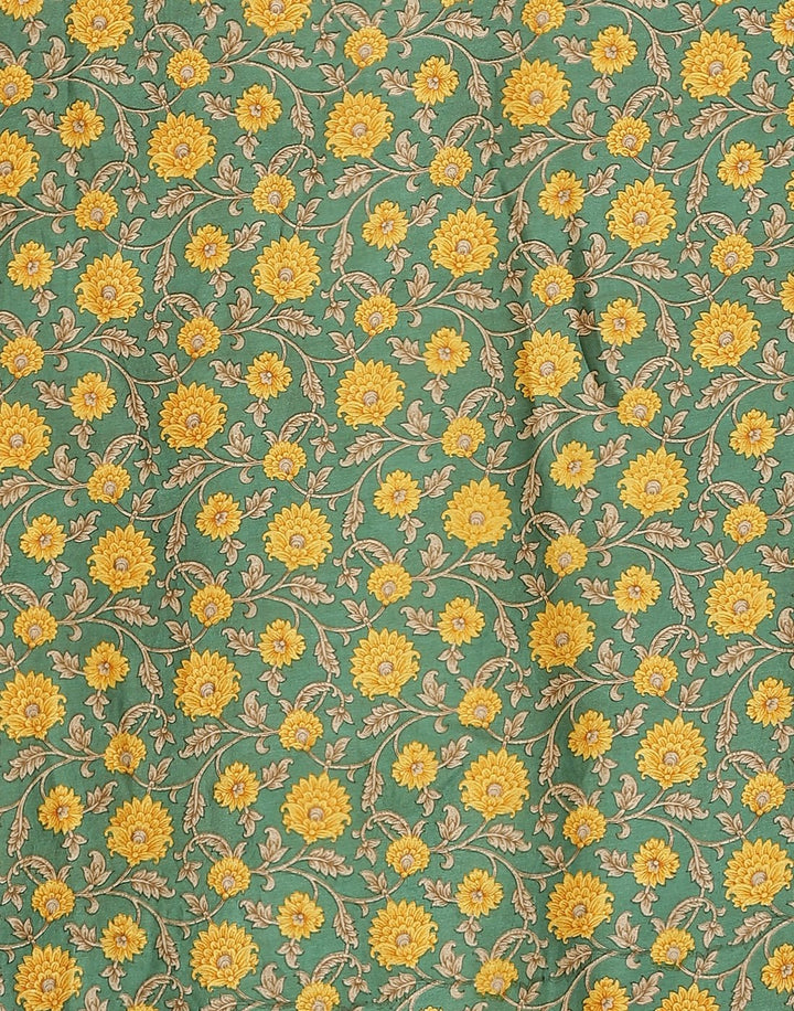 Printed Chanderi Suit Piece