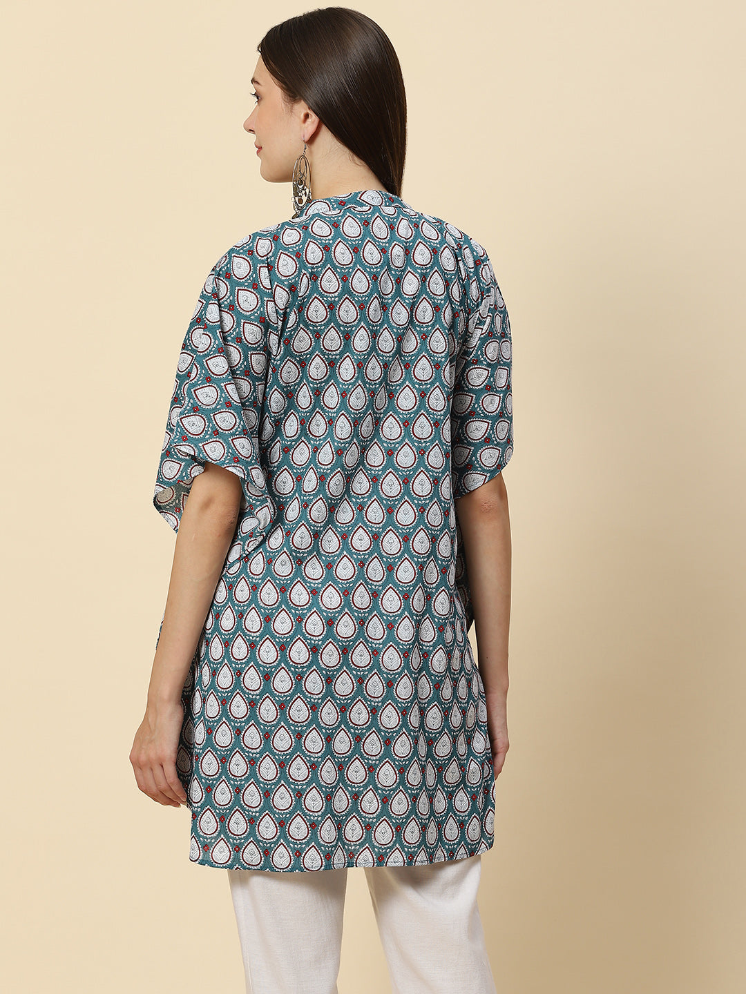 Printed Cotton Kaftan Kurta