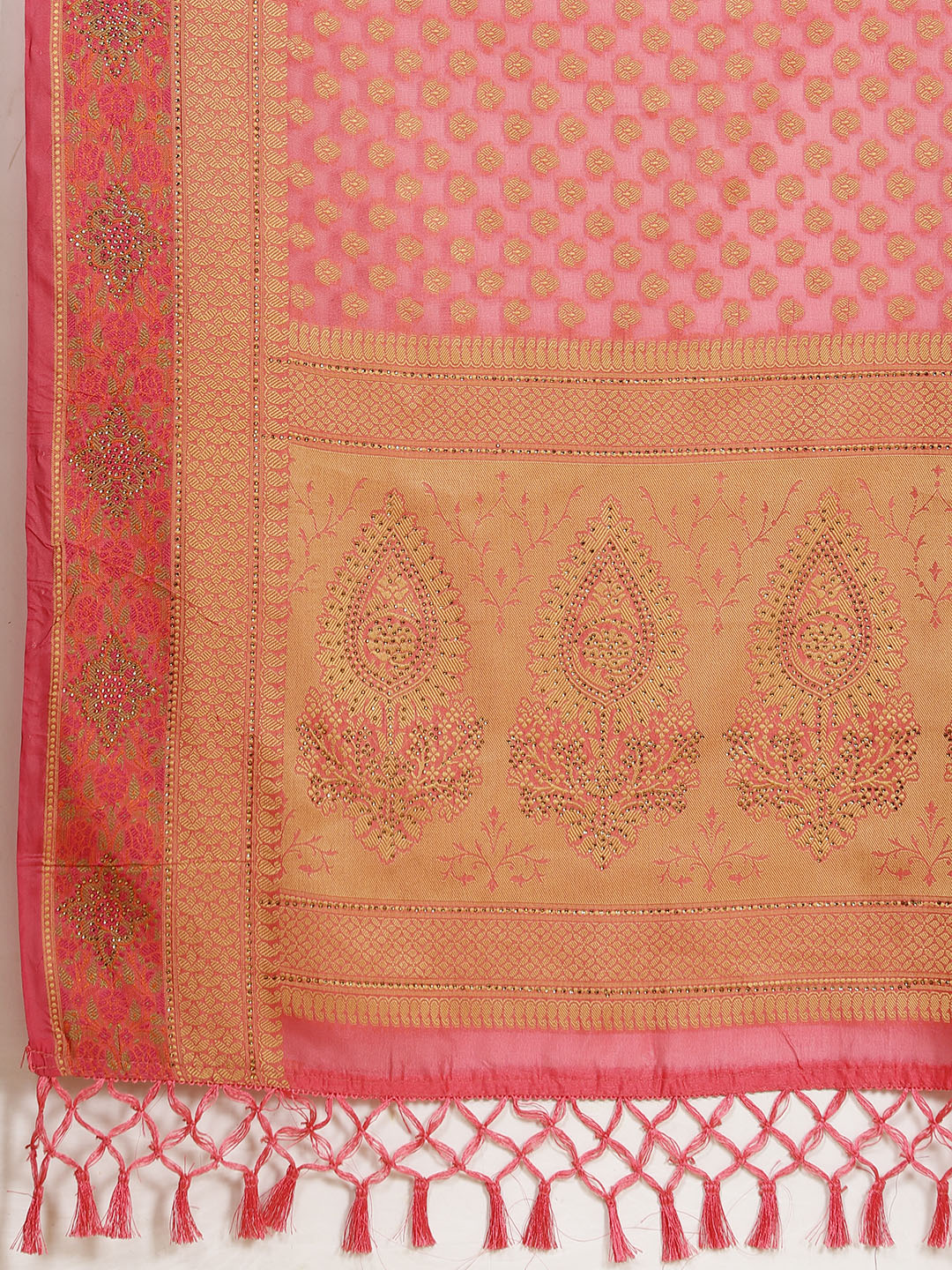 Woven Booti Cotton Saree