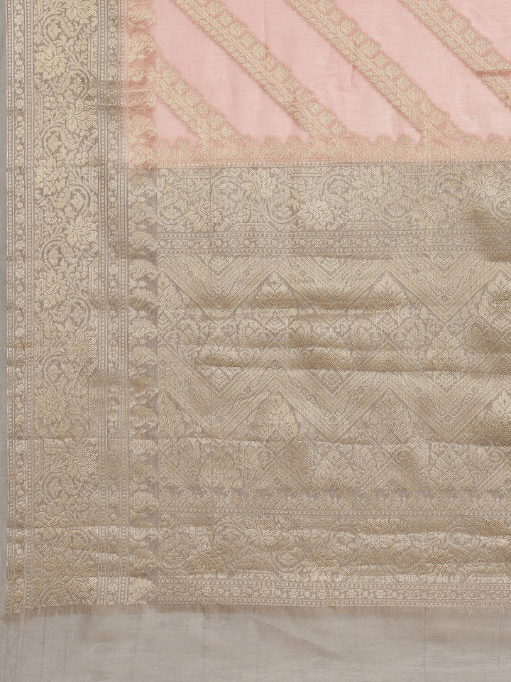 Zari Jaal Cotton Woven Saree