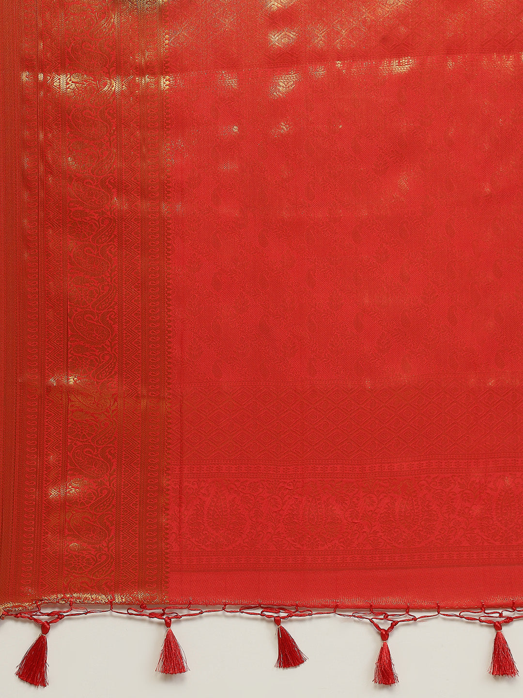 Brocade Zari Jaal Handloom Woven Saree