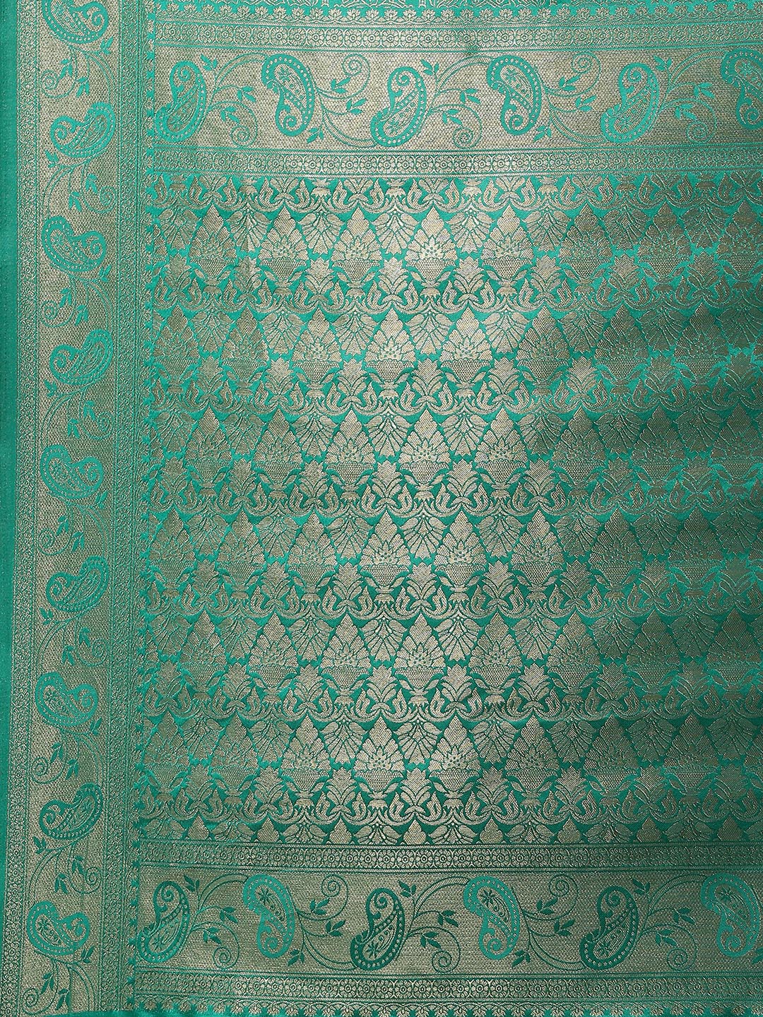 Zari Jaal Satin Woven Saree