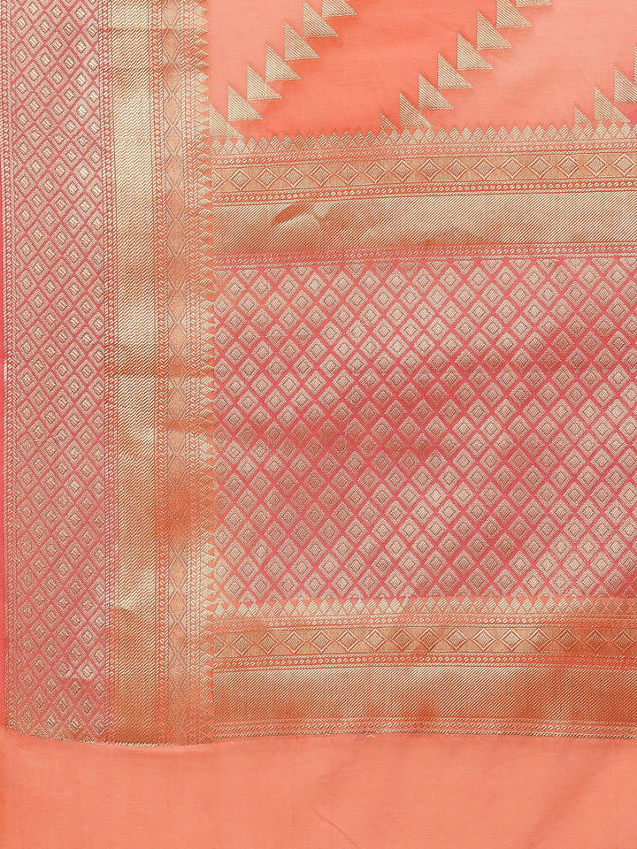 Zari Booti Cotton Woven Saree
