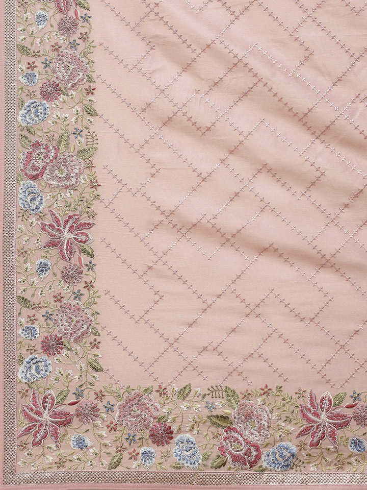 Resham Jaal Embroidery Banarsi Saree