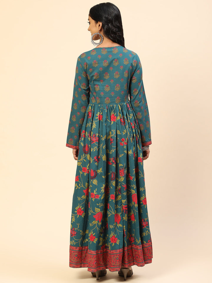 Printed Cotton Anarkali Kurta