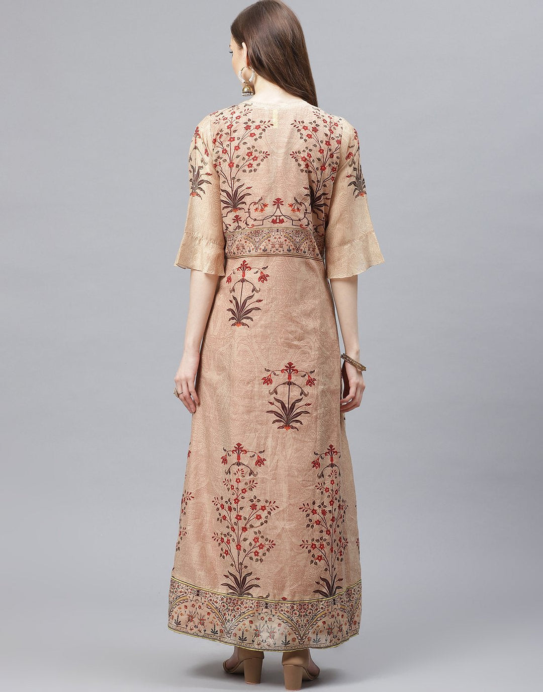 Double Layered Cotton Chanderi Kurti