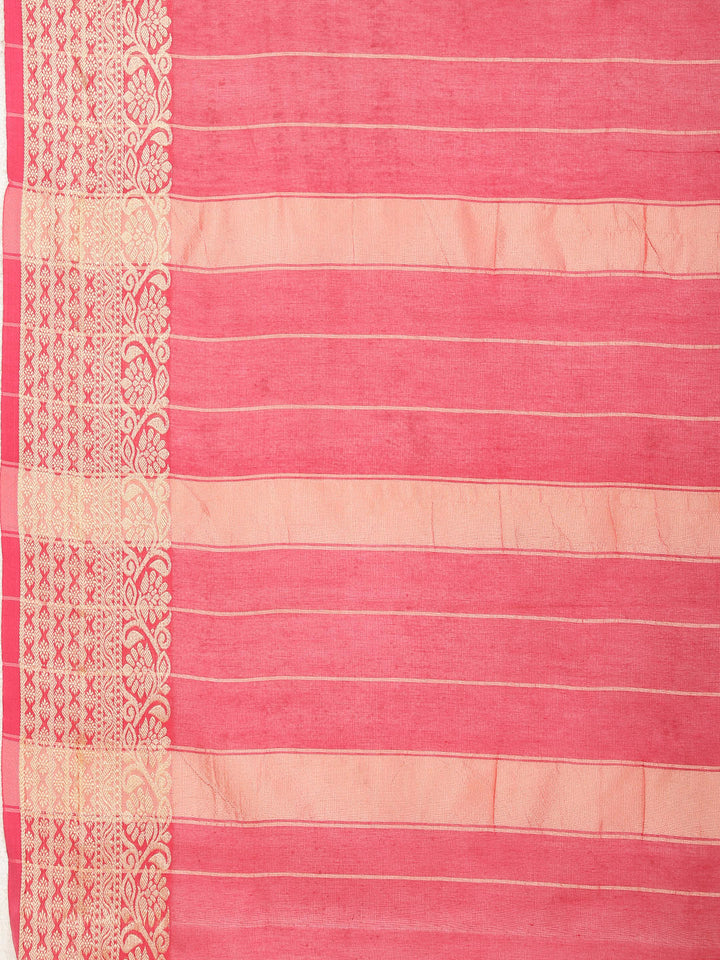 Resham Border Woven Cotton Saree