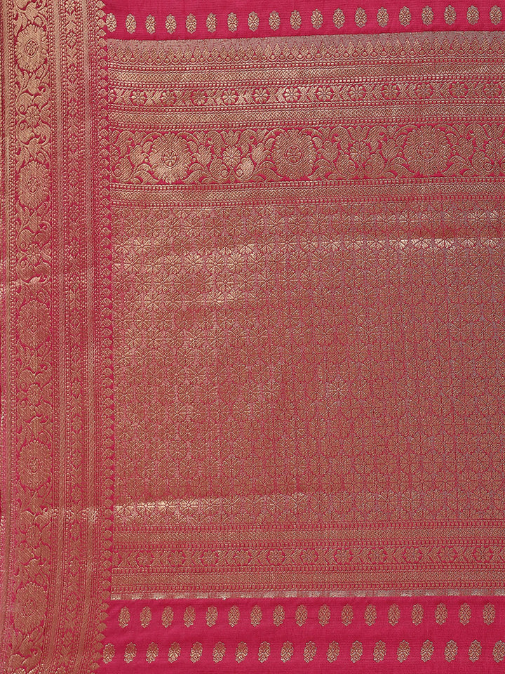 Zari Booti Handloom Woven Saree