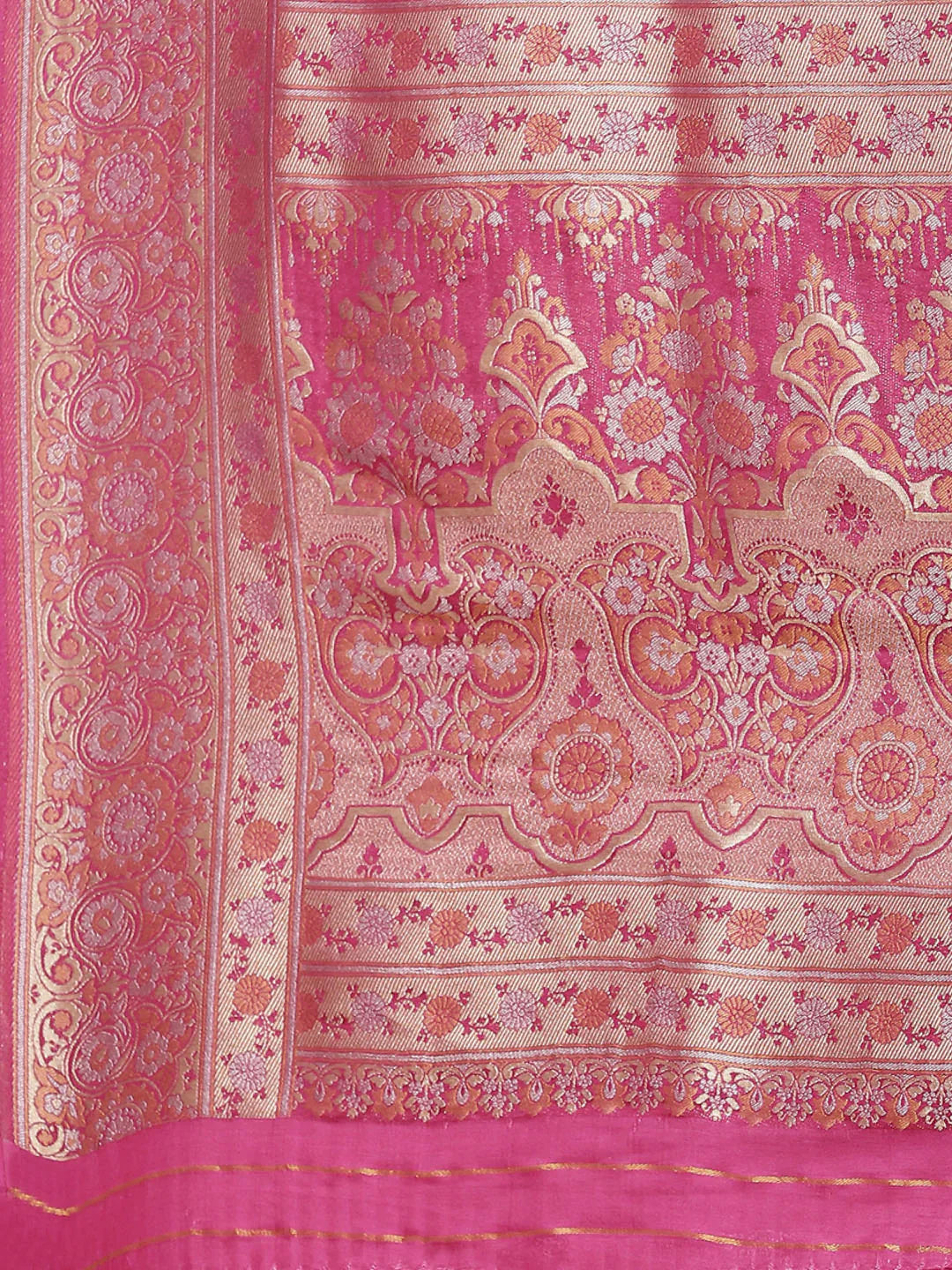 Zari Jaal Handloom Woven Saree