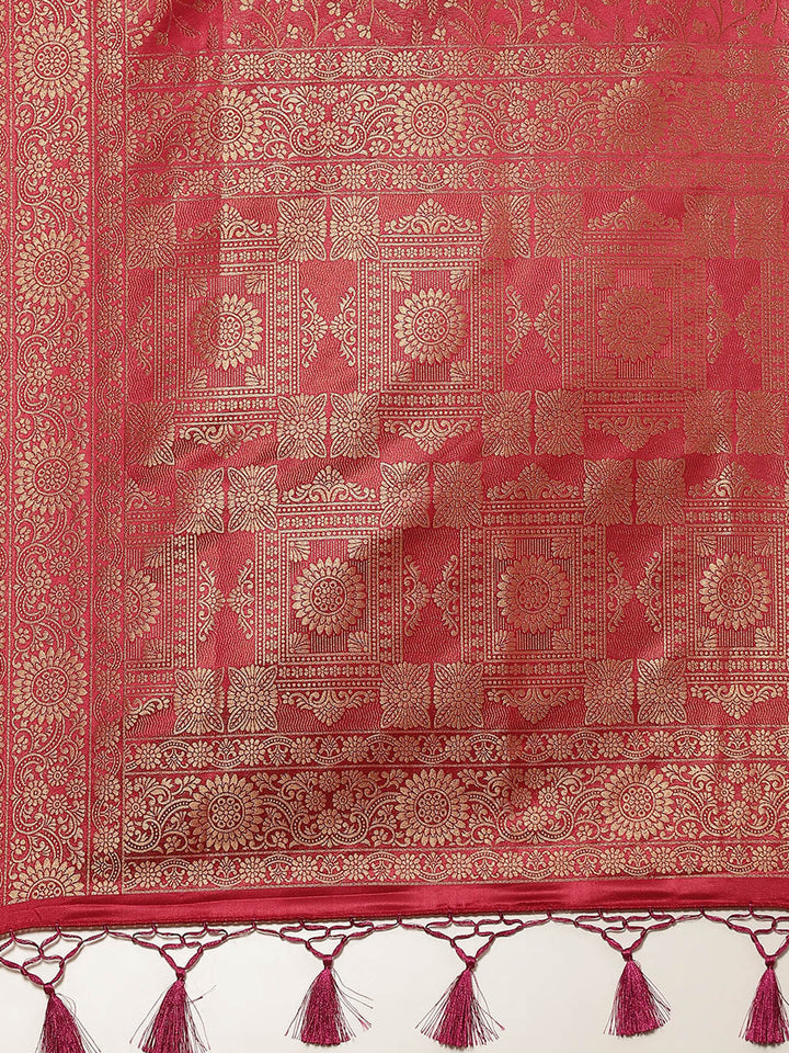Zari Jaal Art Handloom Saree