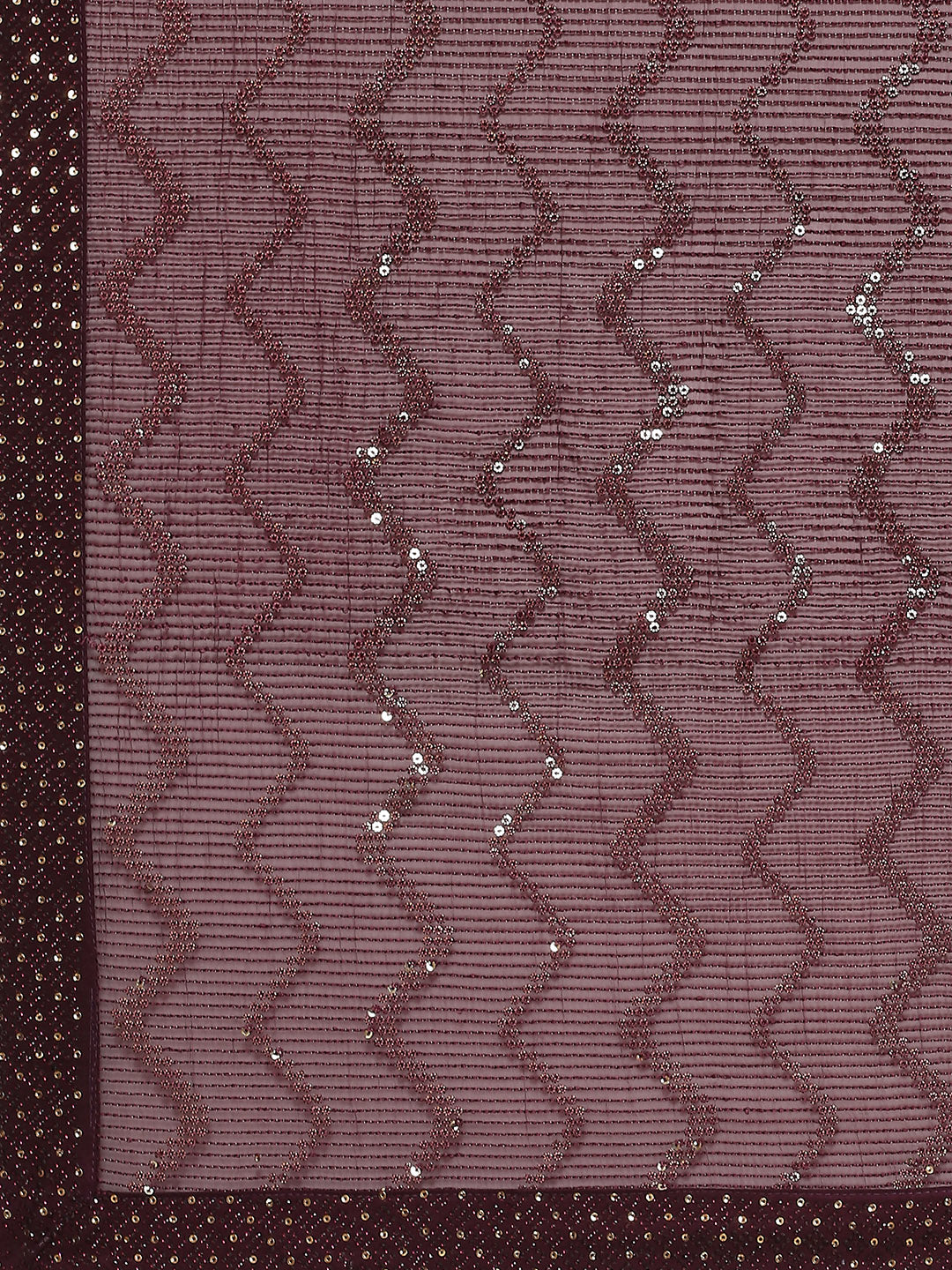 Sequin Embroidered Georgette Saree