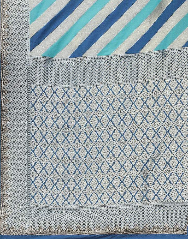 Banarasi Blue Silk Saree