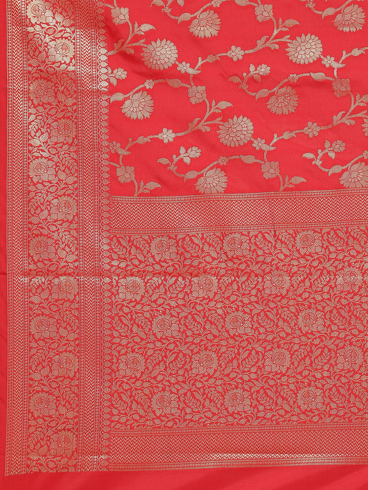 Floral Jaal Woven Cotton Saree