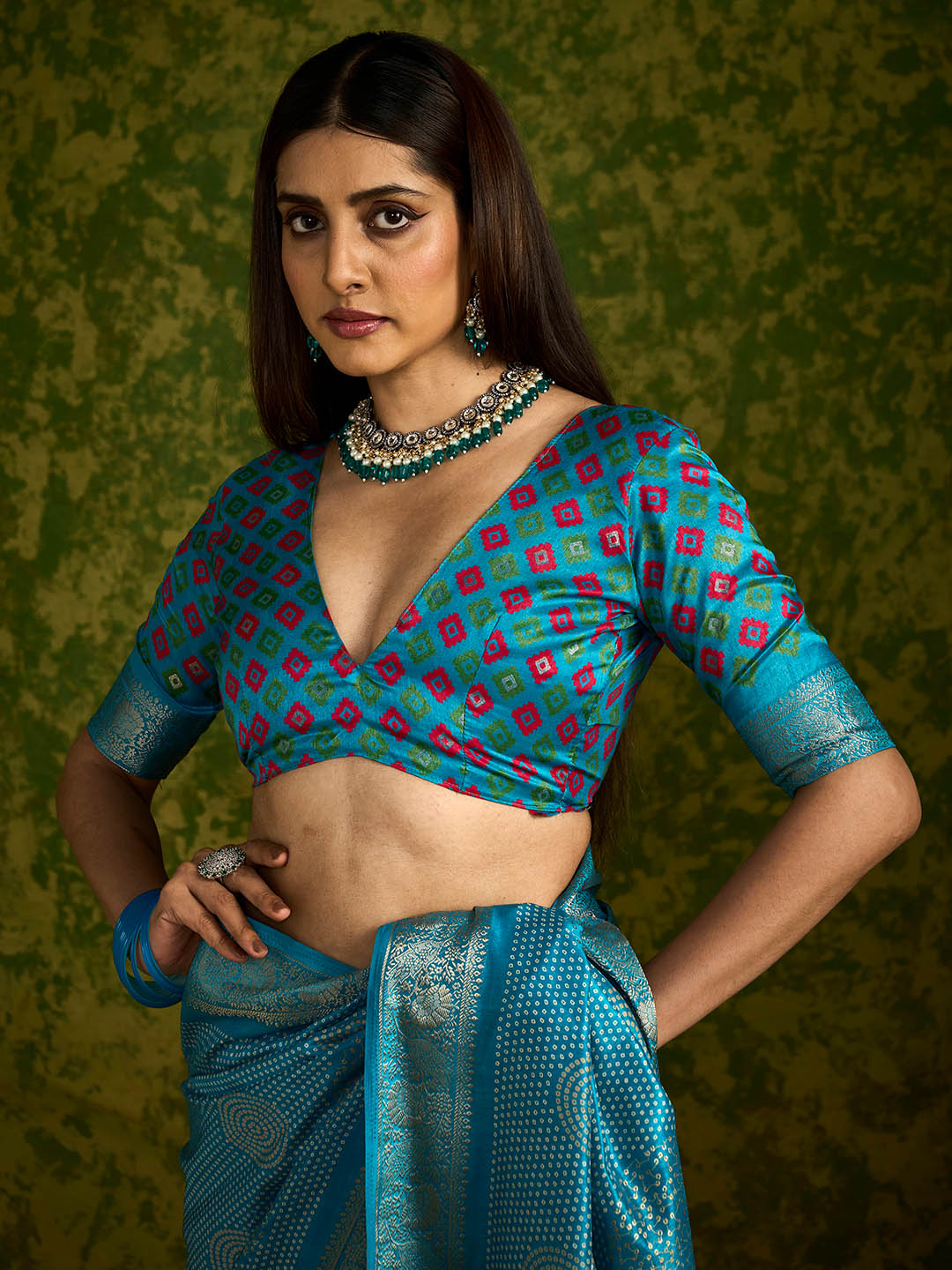 Zari Border Art Silk Saree