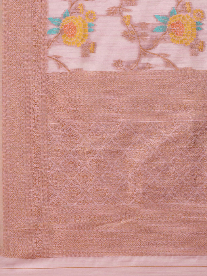 Zari Jaal Woven Cotton Saree