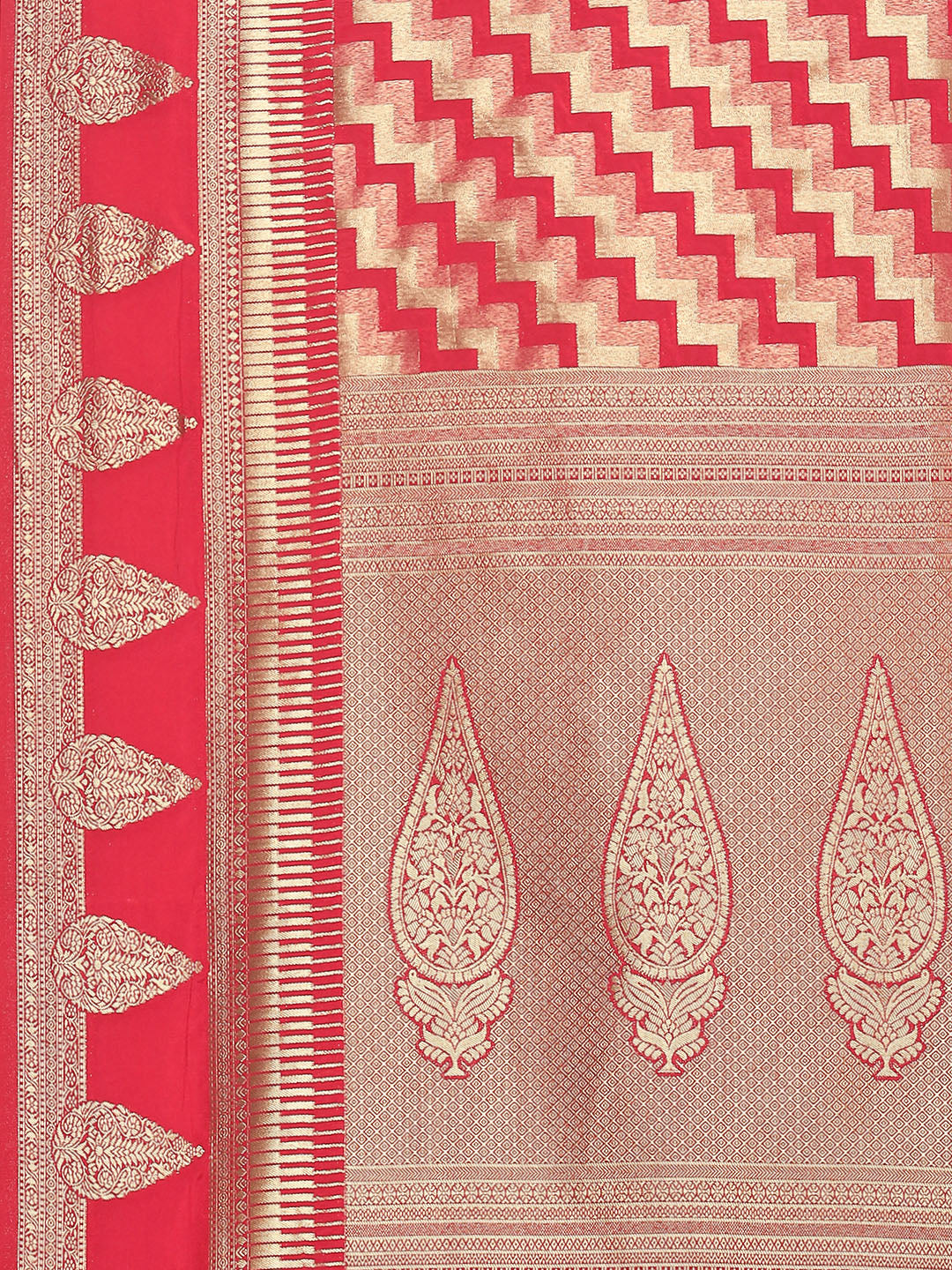 Zari Jaal Woven Handloom Saree