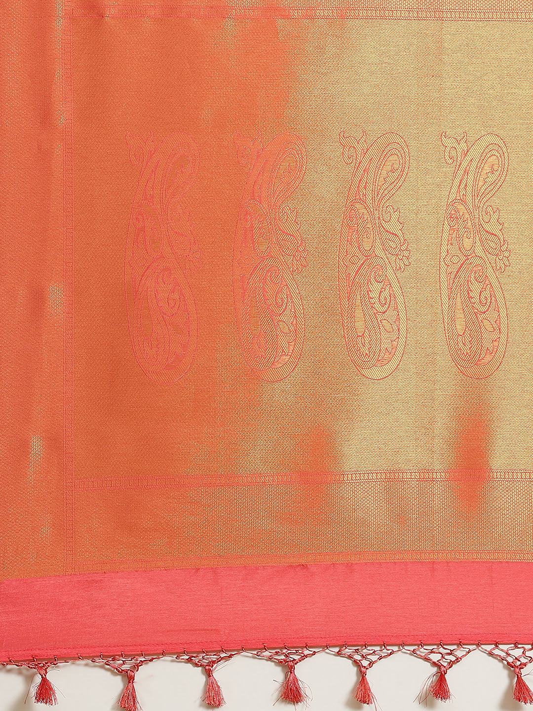 Brocade Zari Jaal Art Handloom Woven Saree
