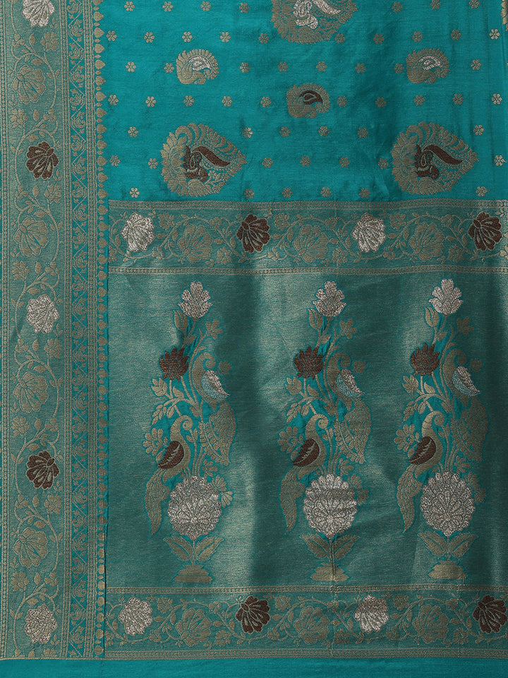 Zari Booti Handloom Woven Saree