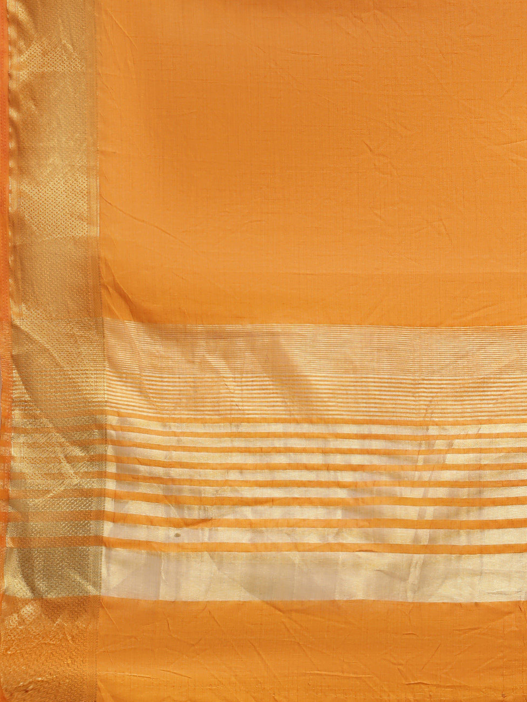 Plain Zari Border Art Handloom Woven Saree