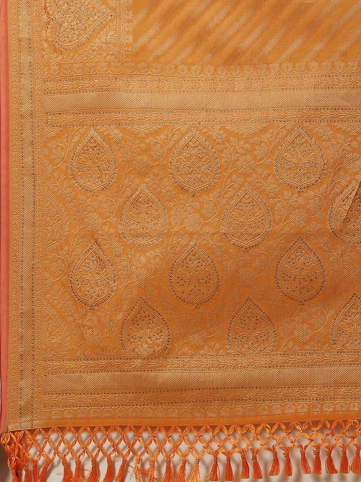 Zari Zaal Cotton Woven Saree