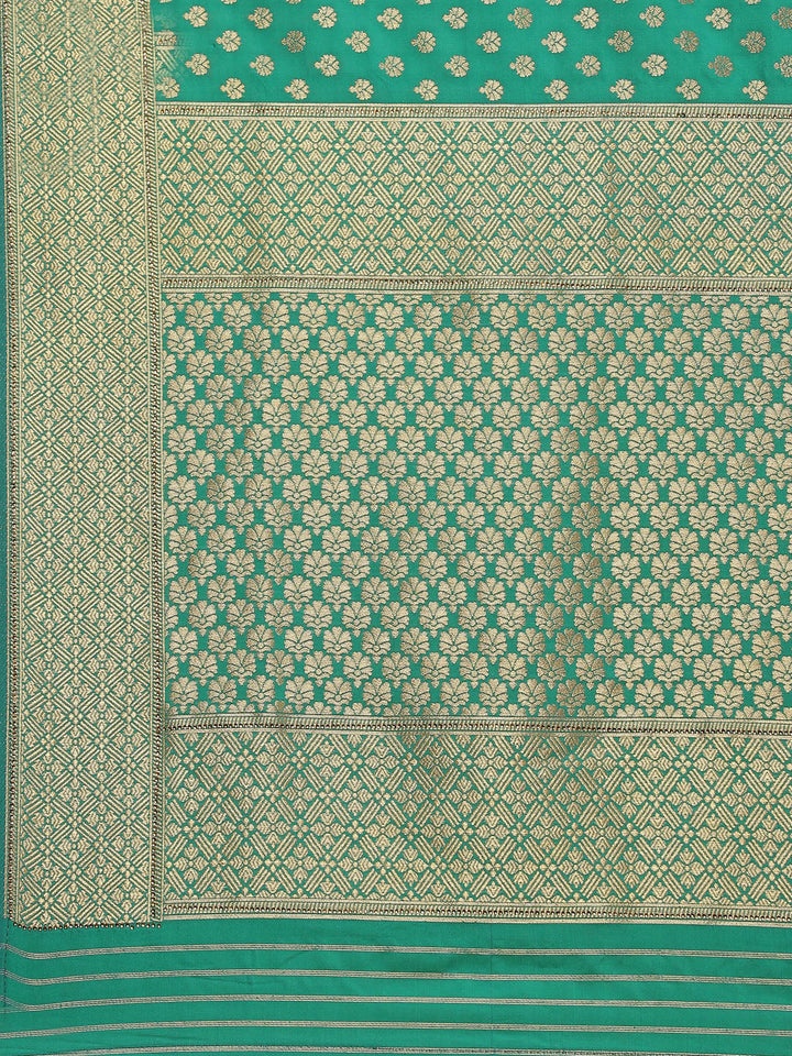 Banarasi Woven Silk Embroidered Saree