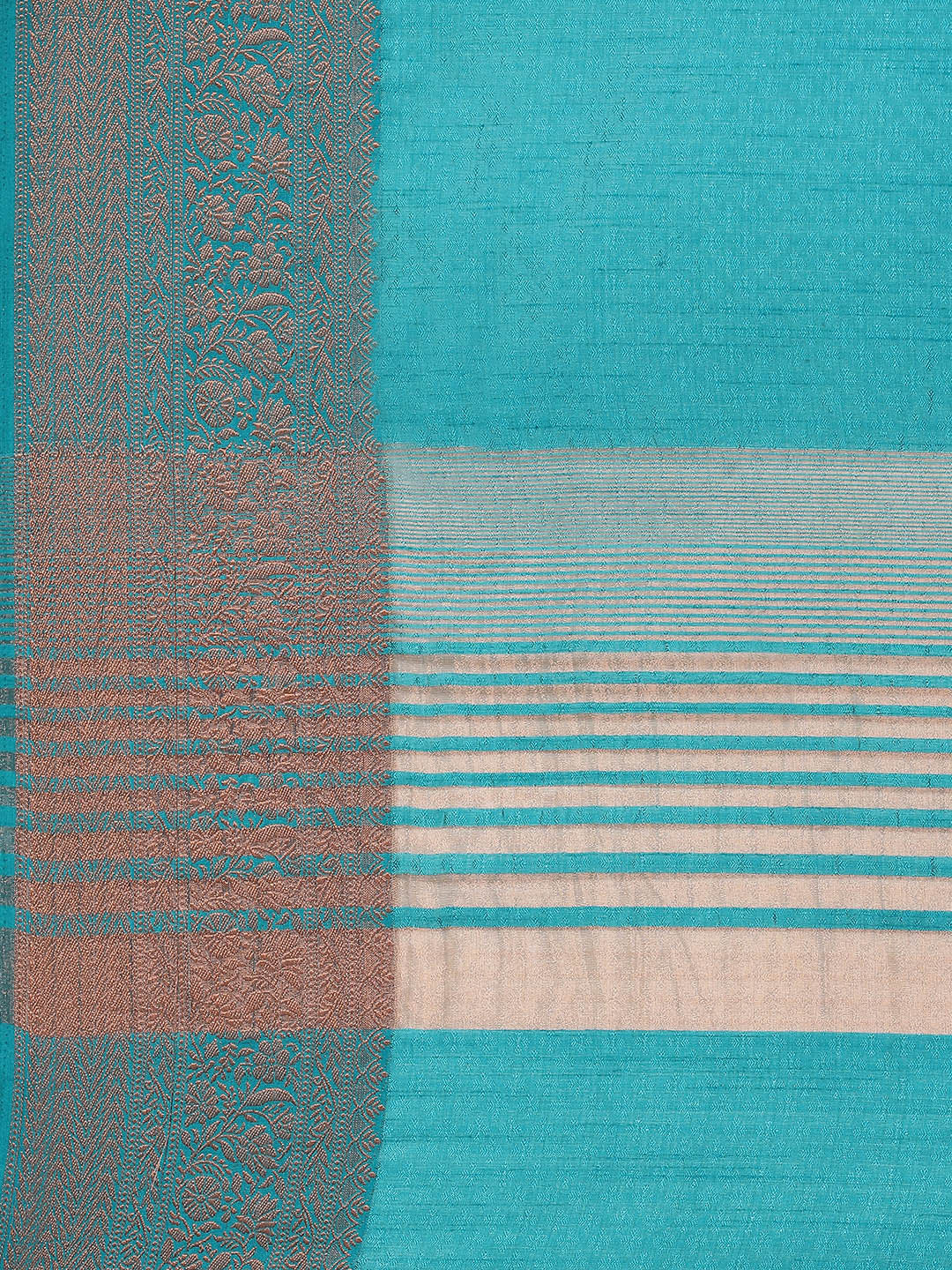 Zari Border Booti Handloom Woven Saree