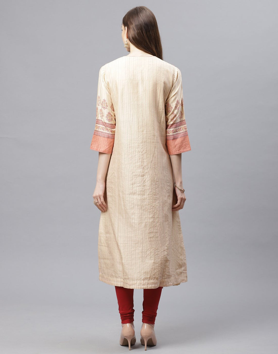 Straight Chanderi Kurta