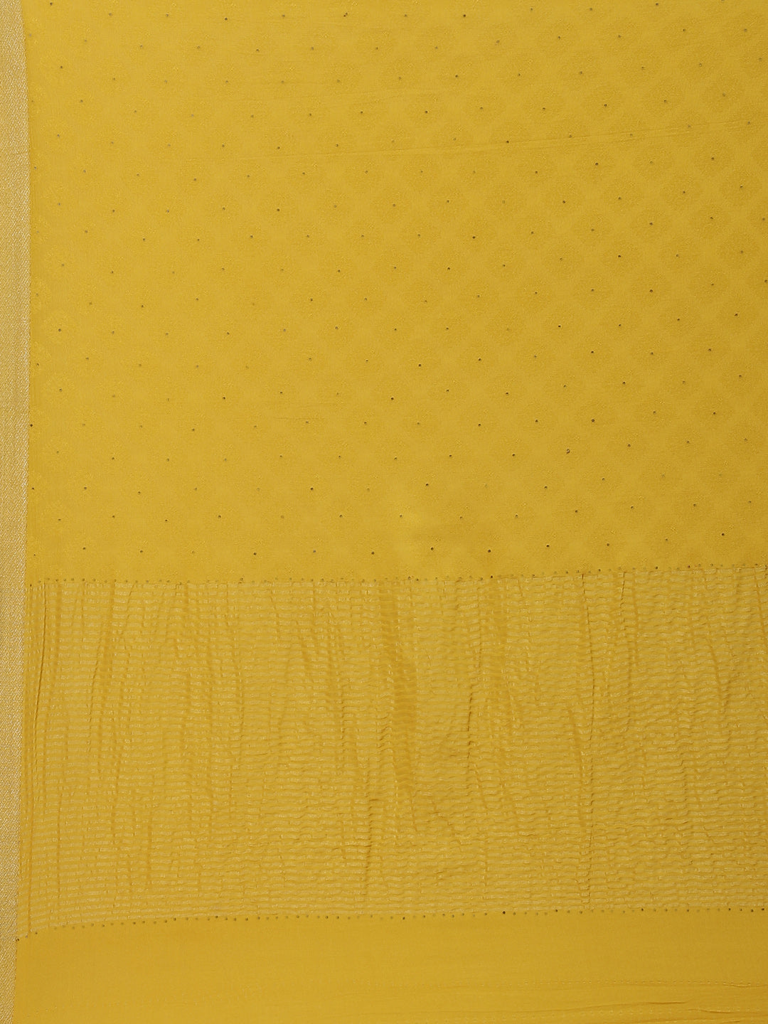 Piped Border Crepe Plain Saree