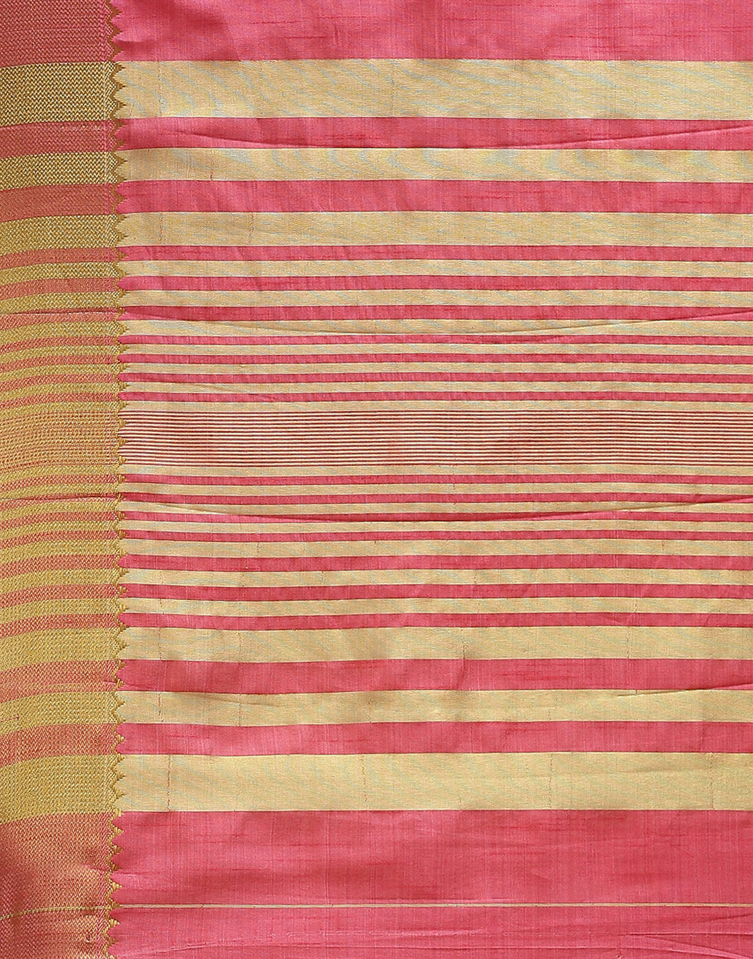 Plain Zari Border Art Handloom Woven Saree