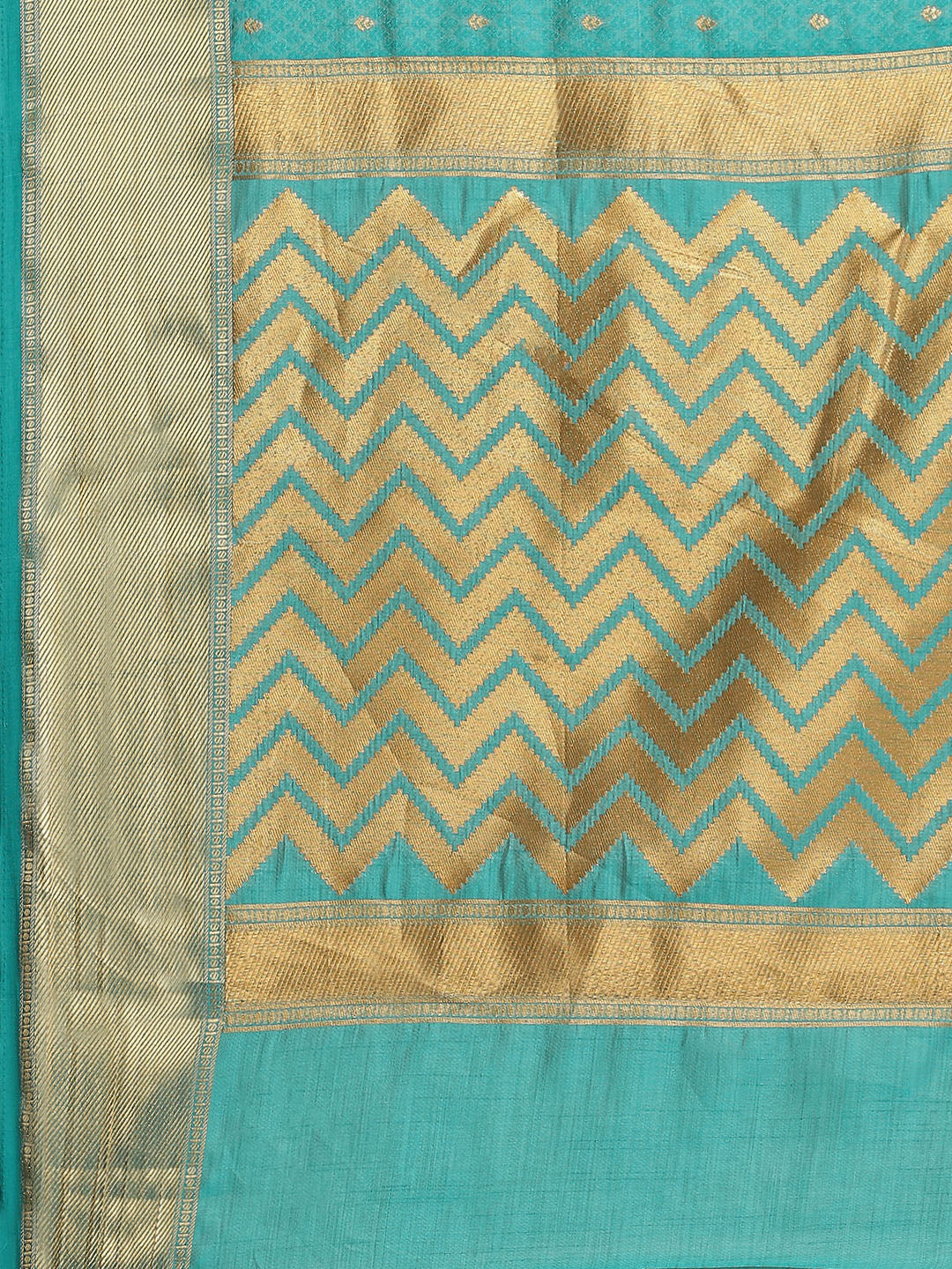 Zari Border Booti Handloom Woven Saree