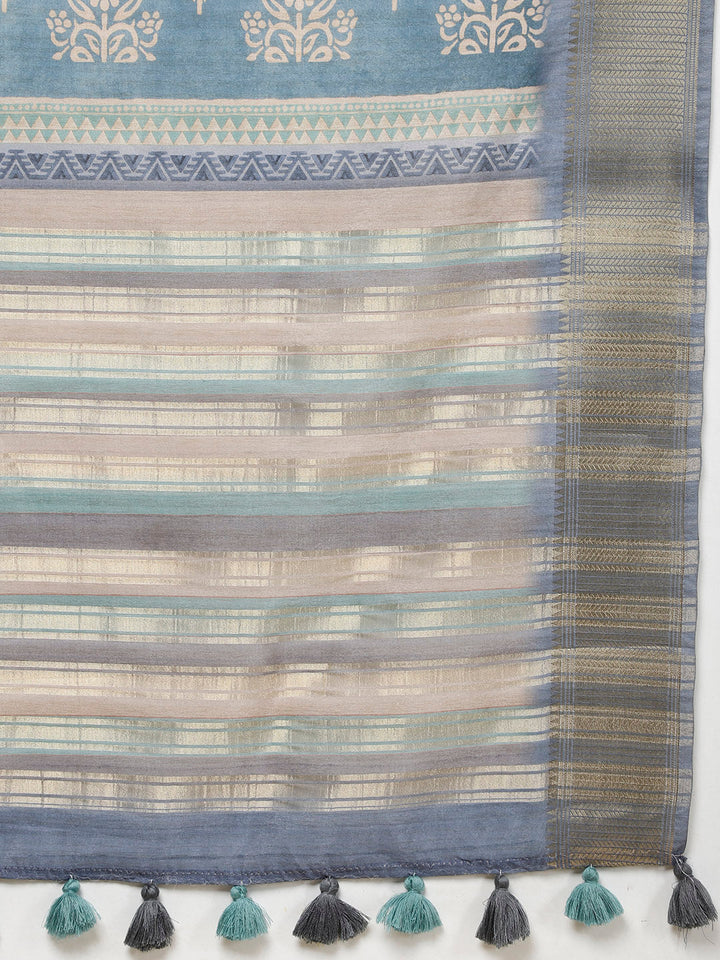Digital Printed Handloom Saree