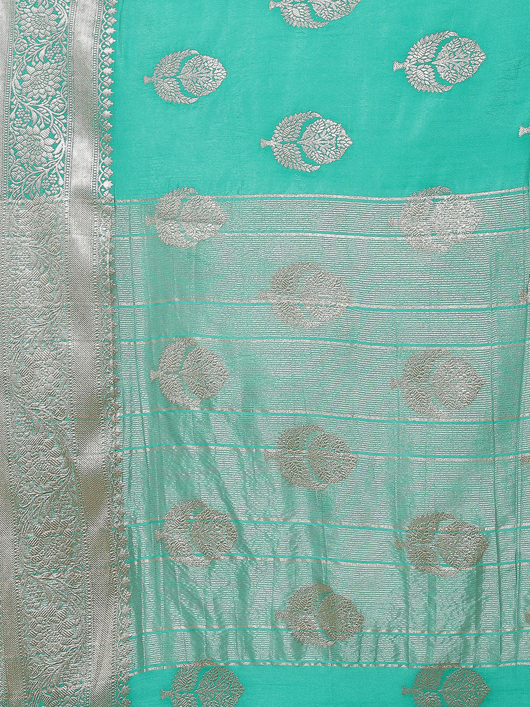 Zari Booti Woven Handloom Saree