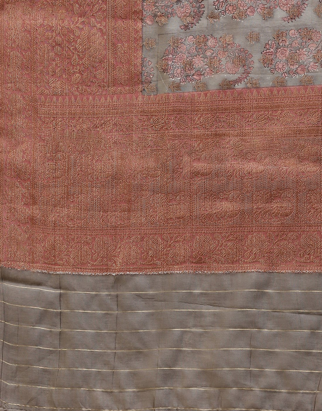 Cotton Printed Saree With Zari Border