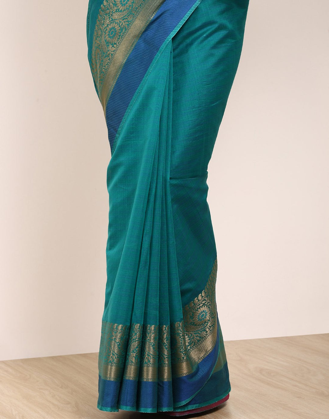 MBZ Meena Bazaar-Rani Cotton Woven Saree