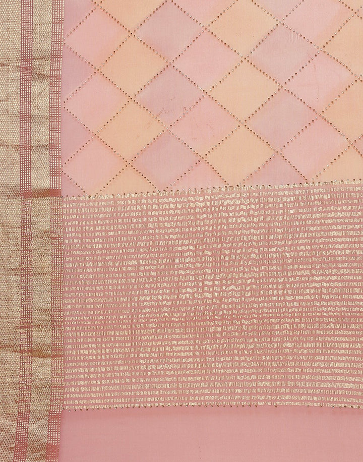Chiffon Saree with Stone Work