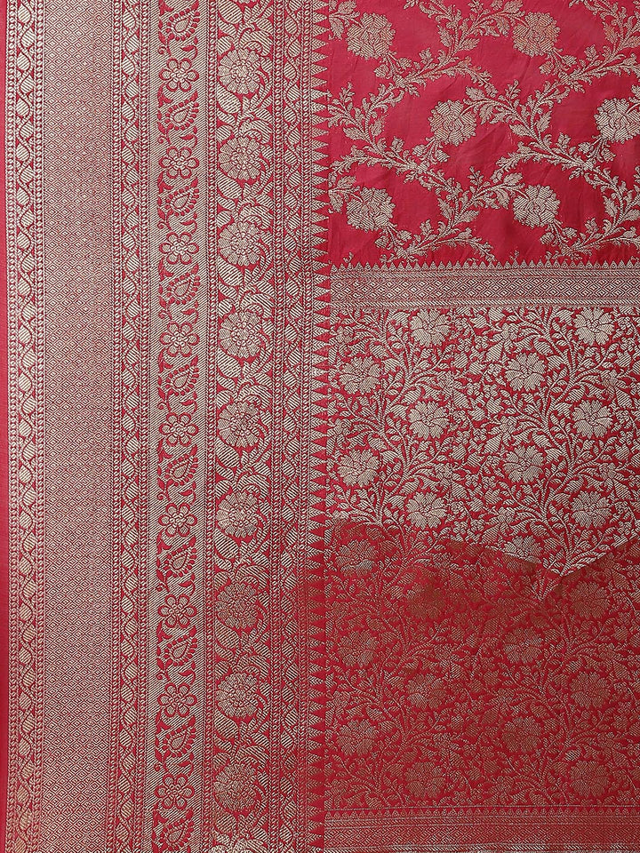 Zari Jaal Cotton Woven Saree