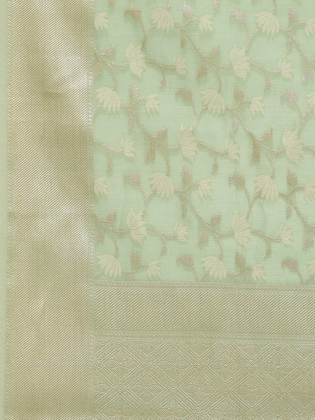 Floral Jaal Woven Cotton Saree