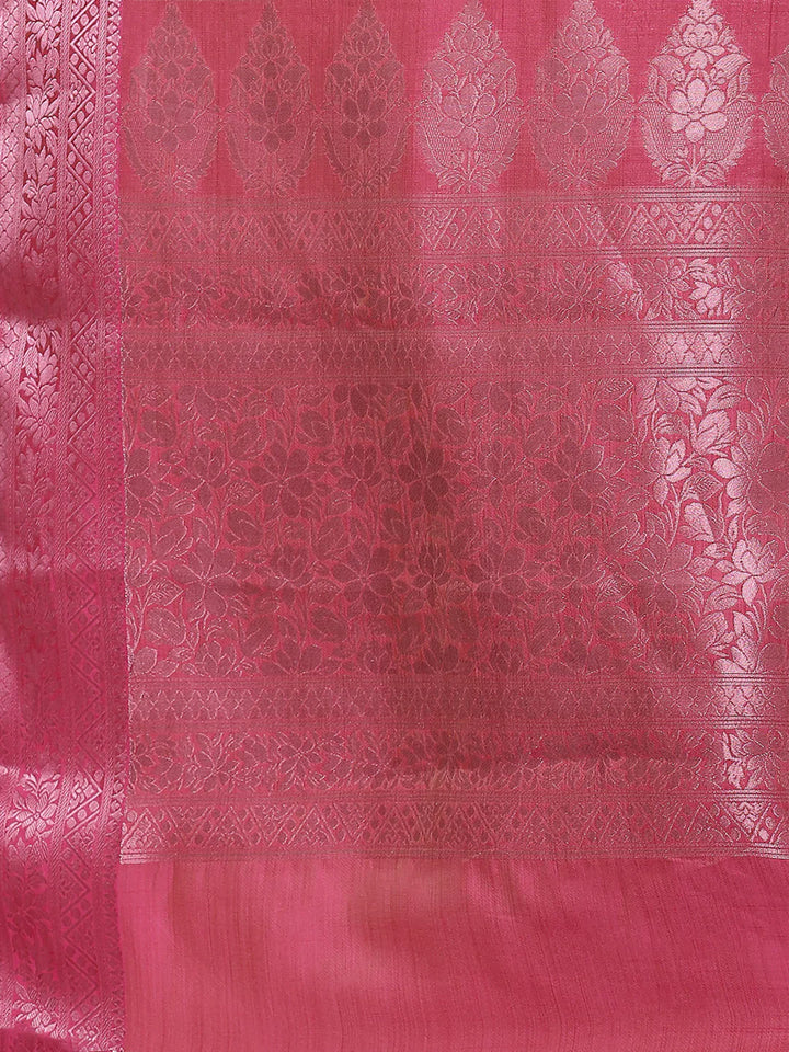 Zari Booti Handloom Woven Saree