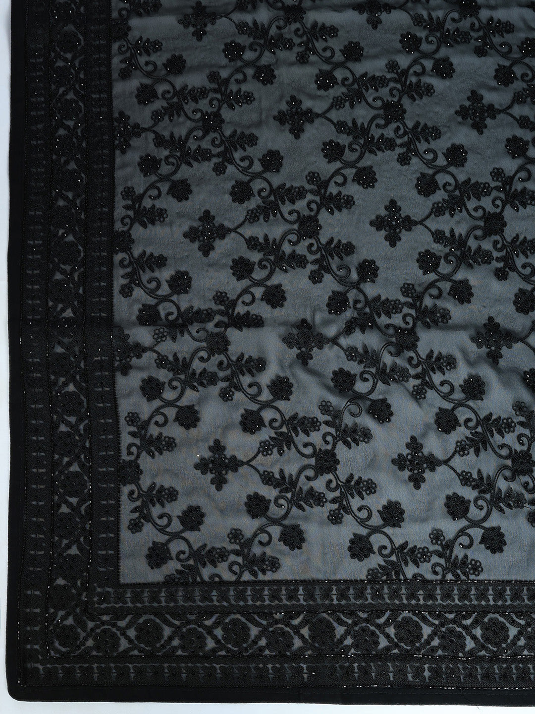 Embroidered Georgette Saree