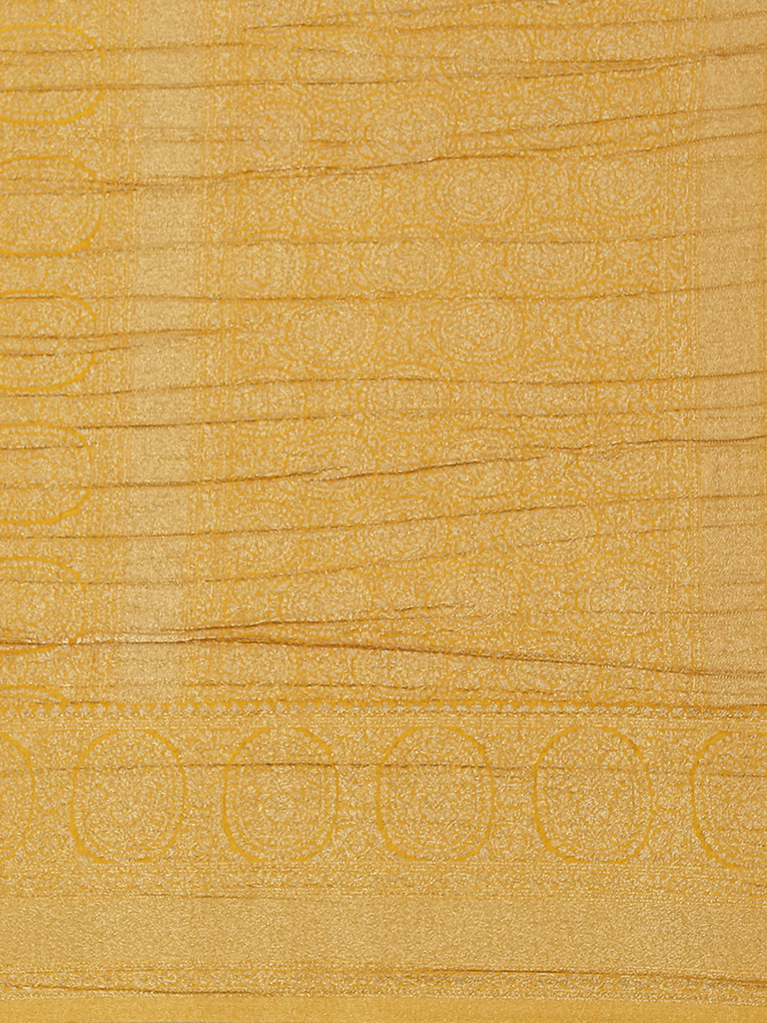 Zari Booti Crepe Plain Saree