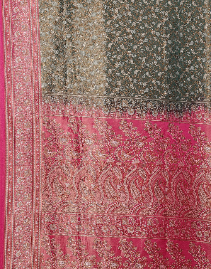 Woven Banarasi Tanchoi Saree