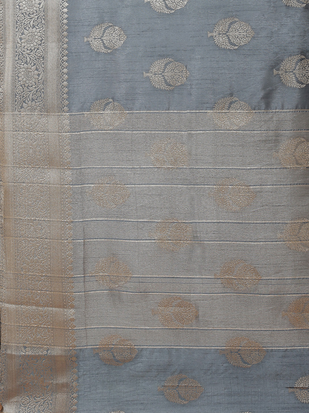 Zari Booti Woven Handloom Saree