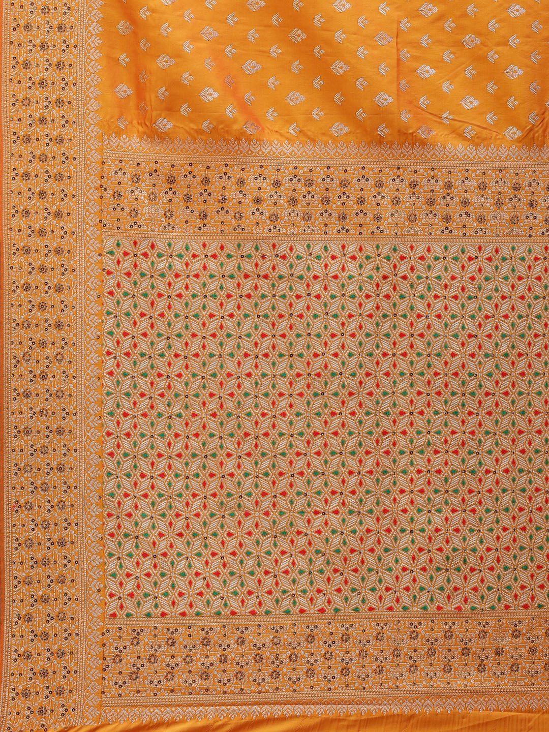 Stone Booti Banarasi Woven Saree