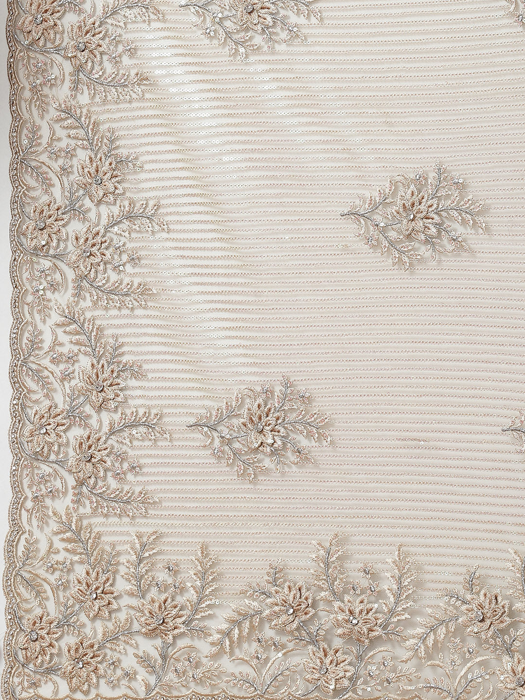 Swarovski Jaal Embroidered Net Saree
