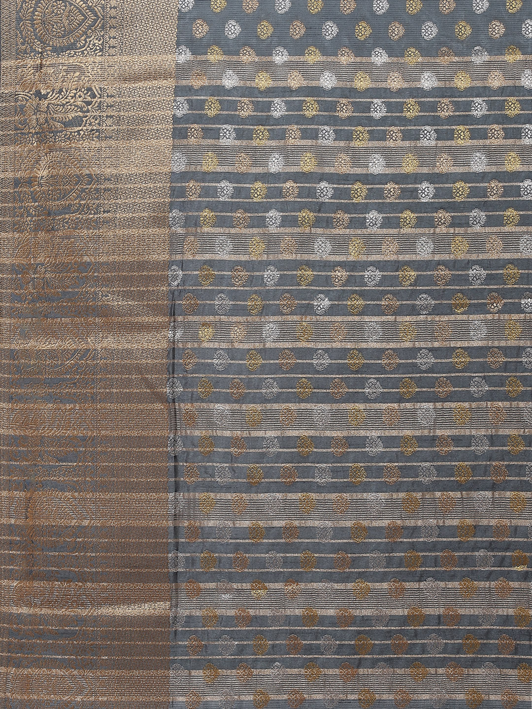 Zari Booti Woven Handloom Saree